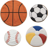 4pc Balls and Sports Cookie Cutter Set, by Ann Clark, FREE SHiPPiNG