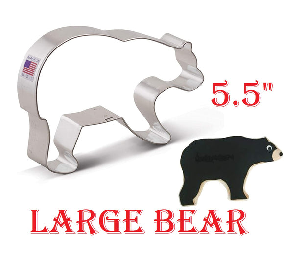 Large Bear Cookie Cutter, Animal Shapes, Ann Clark