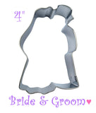 bride and groom cookie cutter