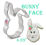 Easter Bunny Cookie Cutter, Rabbit Face Spring, Ann Clark