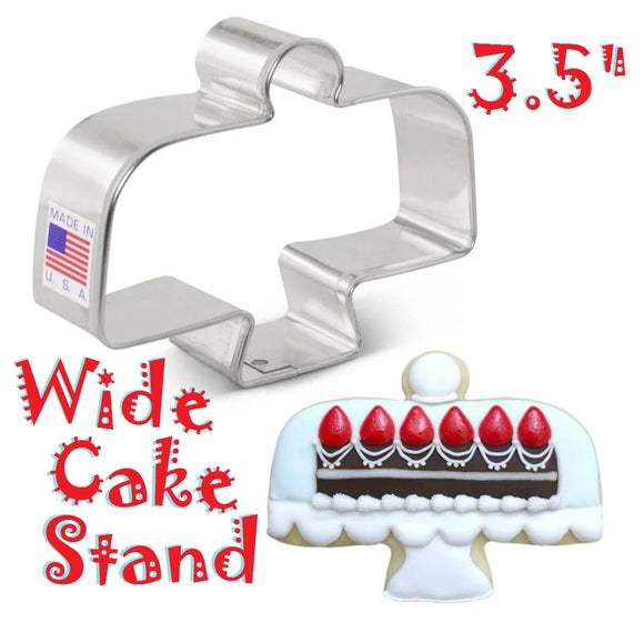 Whimisical Wide Cake Stand Cookie Cutter, Ann Clark