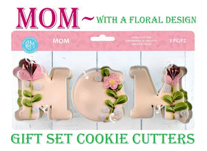 mom mother's day cookie cutter set