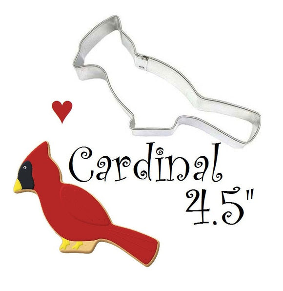 our cardinal cookie cutter is made in the usa