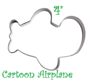 cartoon airplane cookie cutter