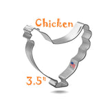 Foose Chicken Hen Cookie Cutter, Farm Animals Shape