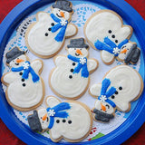 Huge 5" Snowman Cookies