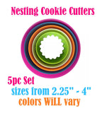 Huge Lot Nesting Christmas Cookie Cutter Set, Plastic Biscuit Cutters GiFT