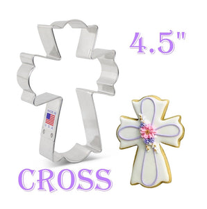 large easter cross cookie cutter