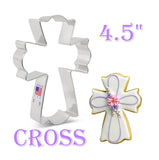 large easter cross cookie cutter