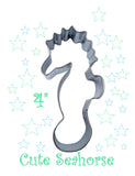 Cute Seahorse Cookie Cutter, Made In The USA Ocean Shape