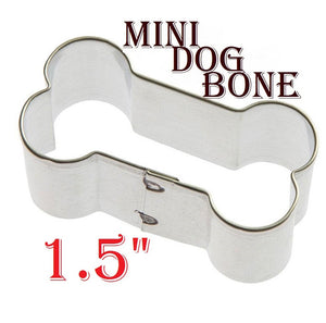 Tiny Dog Bone Cookie Cutter 1.5", Make Pet Treats, Foose