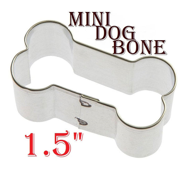 Tiny Dog Bone Cookie Cutter 1.5