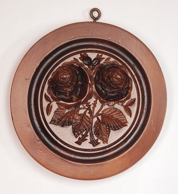 house on the hill double rose cookie mold