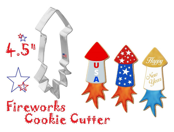 fireworks cookie cutter for summer parties