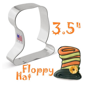 ann clark's floppy hat cookie cutter, cat in the hat