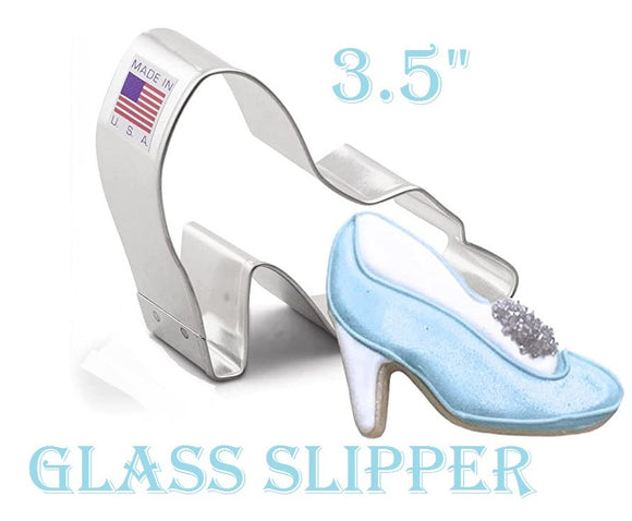 glass slipper cookie cutter by ann clark