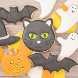 make black cat cookies for halloween