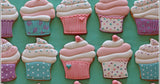 Birthday Cupcake Cookie Cutter, Frosted Cupcake Ann Clark