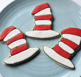 Cat in the Hat Floppy Hat Cookie Cutter, Choose Your Size, Made In The USA