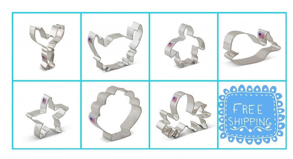 OCEAN creatures cookie cutter set