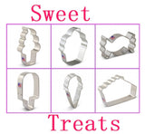 6pc Sweet Treats Cookie Cutters Set, Ann Clark