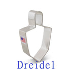 3pc Hanukkah Cookie Cutter Set, Menorah Candle, Dreidel, Star of David FREE SHiPPiNG, Ann Clark