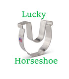 Lucky Horseshoe Cookie Cutter, Western Shapes, Ann Clark Horse