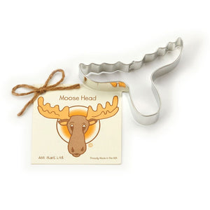 Moose Face Cookie Cutters, Maine Moose Head, Ann Clark Gift Collection