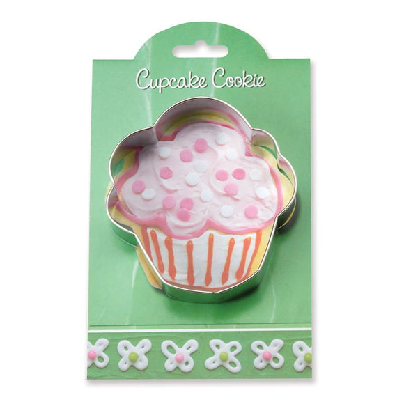 Birthday Cupcake Cookie Cutter, Frosted Cupcake Shape, Ann Clark