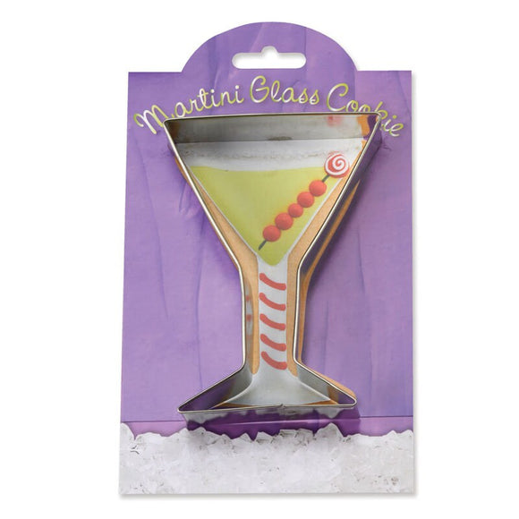 Martini Cookie Cutter, Vacation or Cocktail Drink Shape, Ann Clark