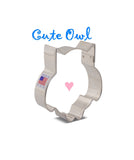 Cute Owl Cookie Cutter, Trendy Animal Shape, Ann Clark