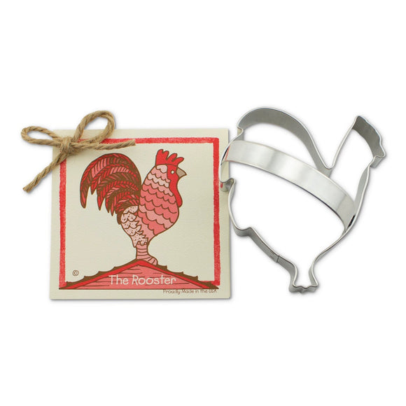 Rooster Cookie Cutters, Ann Clark Gift Collection with Recipe