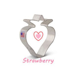 Strawberry Cookie Cutter, Cute Fruit Shapes, Ann Clark