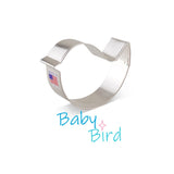 Baby Bird Cookie Cutter, Cute Teardrop Bird Shape, Ann Clark