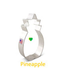 Pineapple fruit shaped cookie cutter