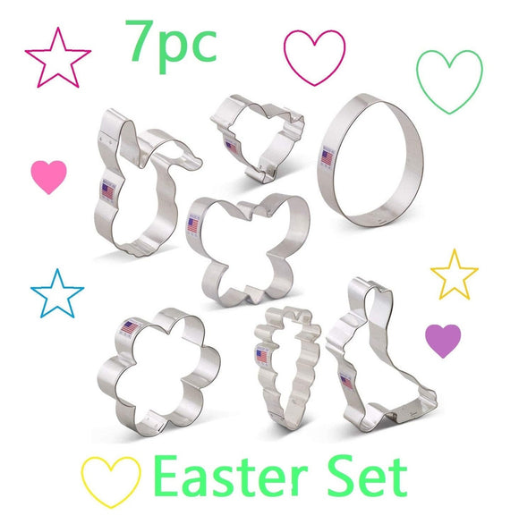 spring and easter cookie cutter set with free shipping