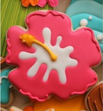 Tropical Flower Cookie Cutter, Hawaiian Plumeria Hibiscus, Ann Clark