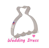 Wedding Dress Cookie Cutter, Prom Dress Princess Party Quinceañera, Ann Clark