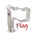 Flag shaped cookie cutter