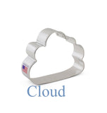 3pc Star Moon and Cloud Cookie Cutter Set