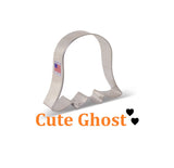 Cute Ghost Cookie Cutter, Halloween or Tulip Flower Shape, Ann Clark