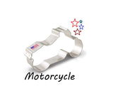 Motorcycle Cookie Cutter, Bike Shape, Ann Clark