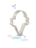 3pc Ice Cream Cone Cookie Cutter, Soft Serve Popsicle, FREE SHiPPiNG