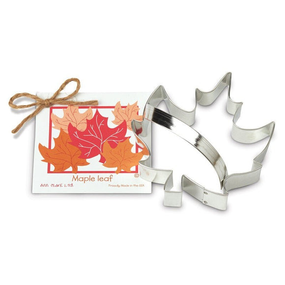 Maple Leaf Cookie Cutter, Ann Clark Gift Collection with Recipe