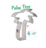 Palm tree shaped cookie cutter