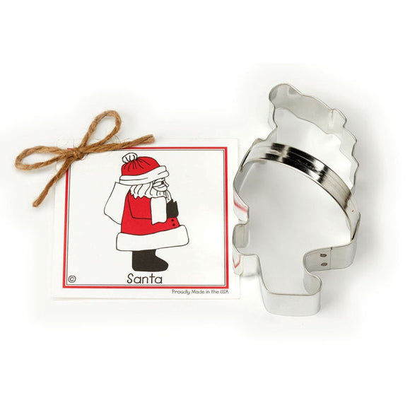 Santa Claus Cookie Cutters, Ann Clark Gift Collection with Recipe Card, Christmas Shapes