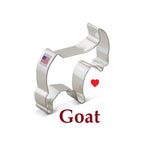 Goat Cookie Cutter, Cute Farm Animal Cookies, Ann Clark