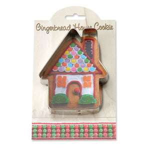 Gingerbread House Cookie Cutter, Ann Clark Carded Cutter with Recipe