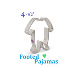 footed pajamas cookie cutter