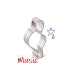 music note cookie cutter